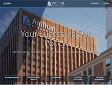 Tablet Screenshot of amtrustgroup.com